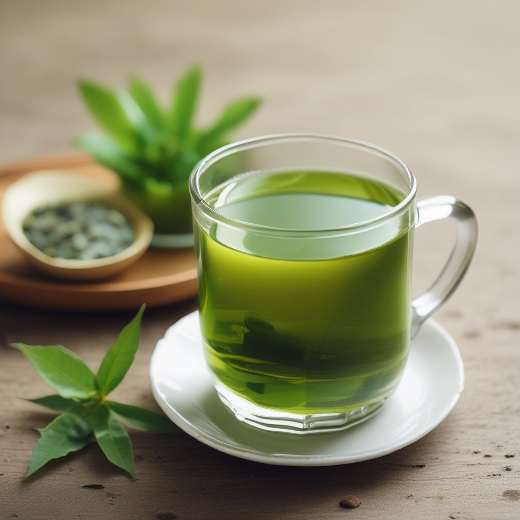 Refreshing green tea